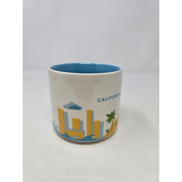 STARBUCKS YOU ARE HERE CALIFORNIA COFFEE MUG CUP RETIRED 2012 COLLECTIBLE TRAVEL - Picture 6 of 11